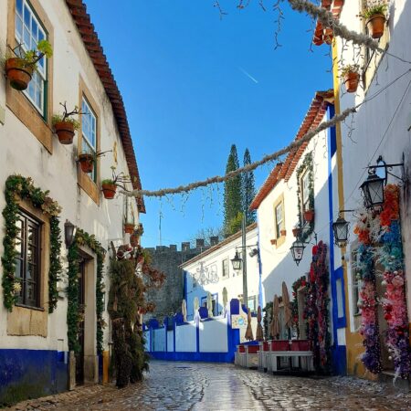 Souvenir shops of Óbidos